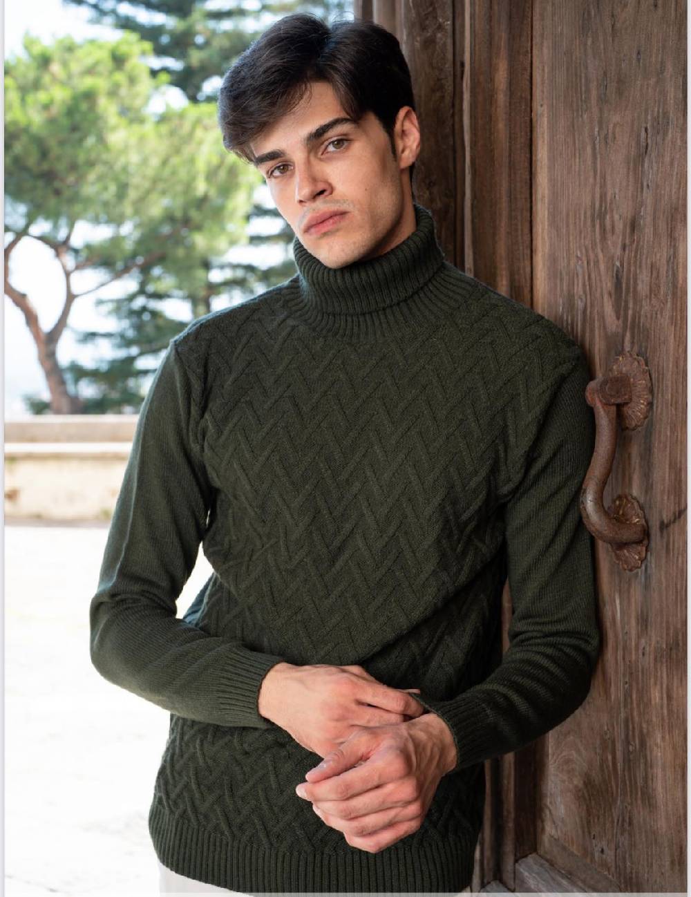 Manuel Garcia Dolcevita manuel garcia bordeaux in misto lana Cyber Monday