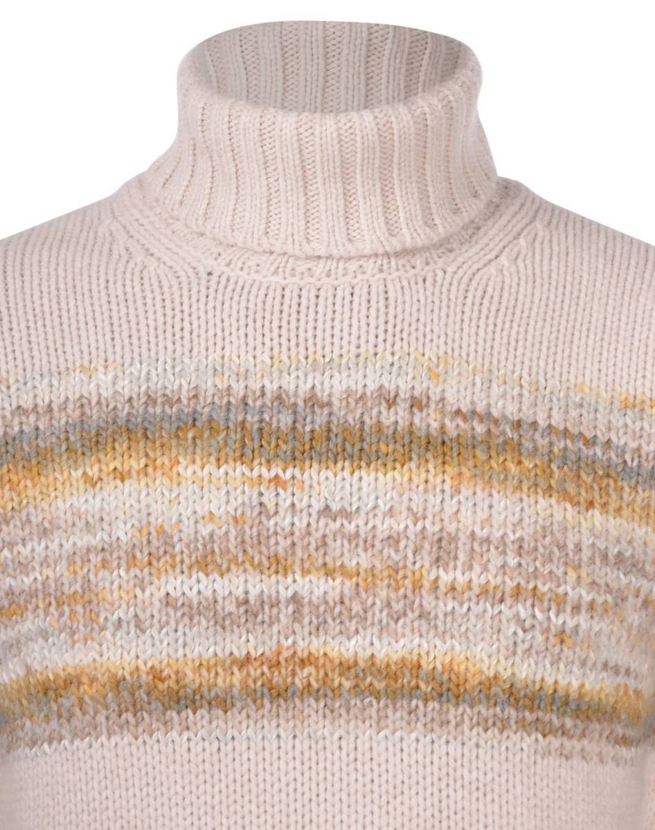 Gran Sasso Dolcevita gran sasso beige in lana e alpaca Smaltimento dello stoccaggio