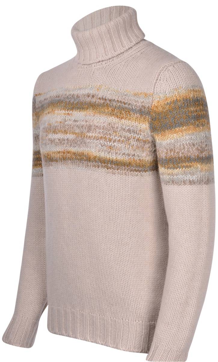 Gran Sasso Dolcevita gran sasso beige in lana e alpaca Smaltimento dello stoccaggio