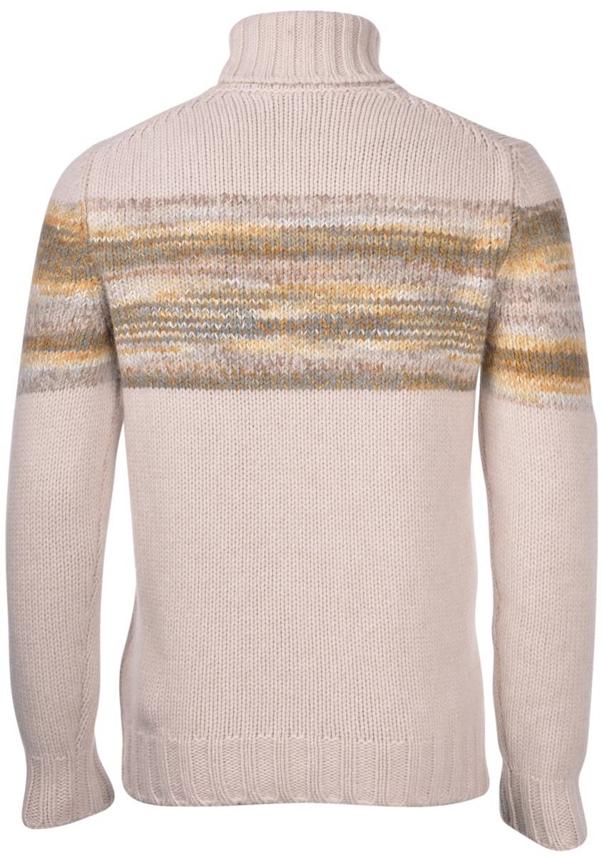 Gran Sasso Dolcevita gran sasso beige in lana e alpaca Smaltimento dello stoccaggio