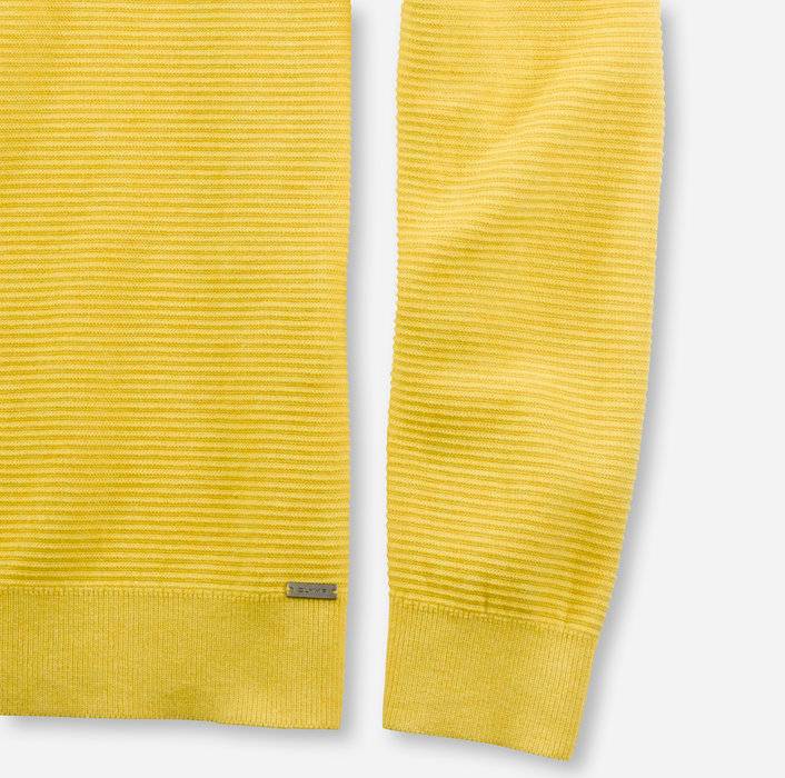 Olymp Maglione girocollo olymp giallo in cotone bio modern fit Lightning offer