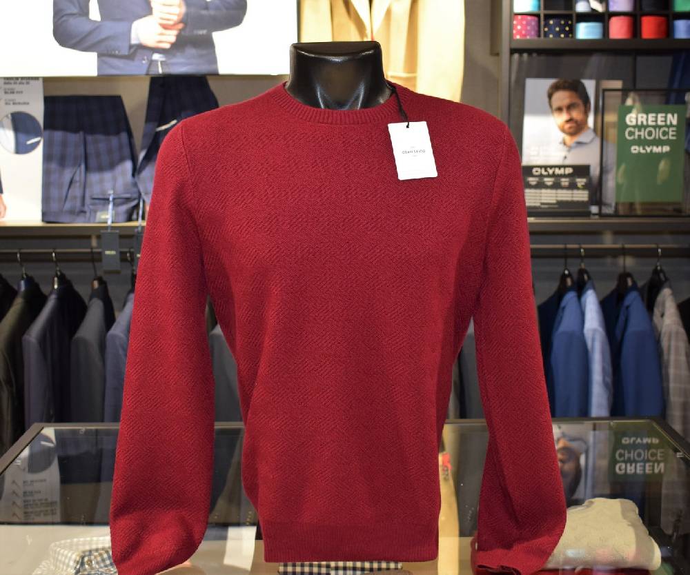 Gran Sasso Maglione girocollo gran sasso bordeaux lana merinos extrafine Super Saving Price