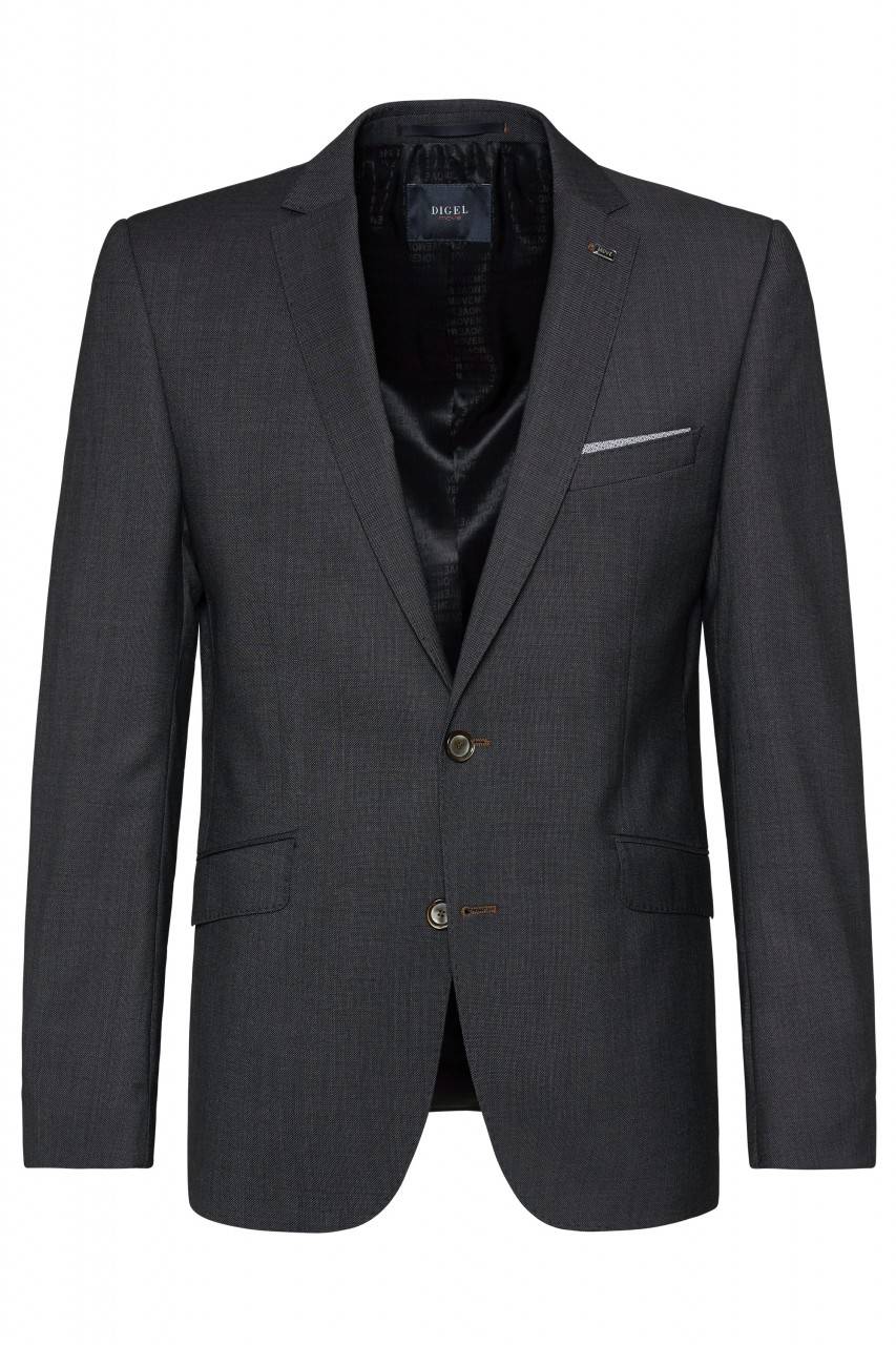 Digel Abito digel drop quattro corto slim fit in pura lana tollegno super 120's blu e grigio Latest stili