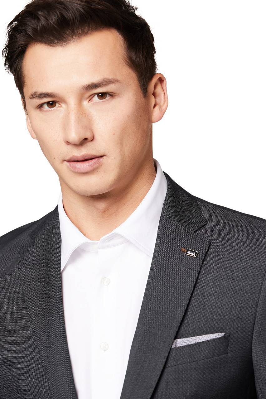 Digel Abito digel drop quattro corto slim fit in pura lana tollegno super 120's blu e grigio Latest stili