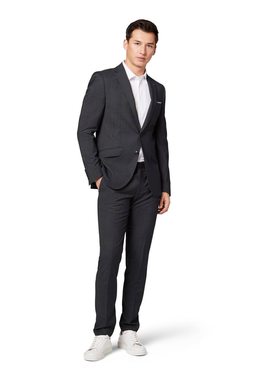 Digel Abito digel drop quattro corto slim fit in pura lana tollegno super 120's blu e grigio Latest stili