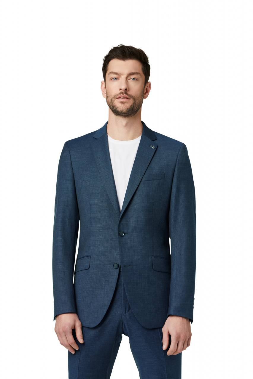 Digel Abito bluette drop quattro corto slim fit digel lana stretch zignone Promozione temporanea