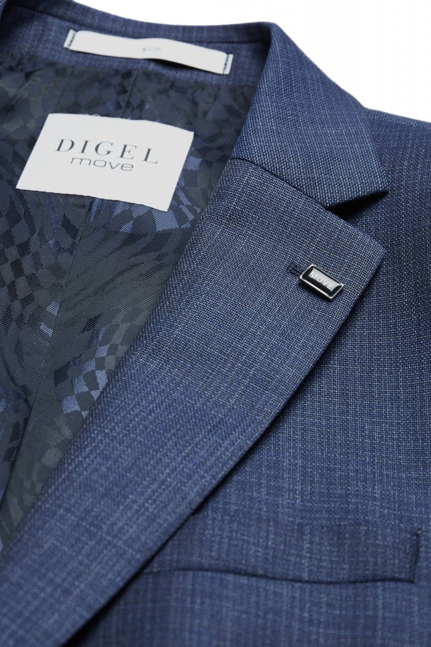 Digel Abito bluette drop quattro corto slim fit digel lana stretch zignone Promozione temporanea