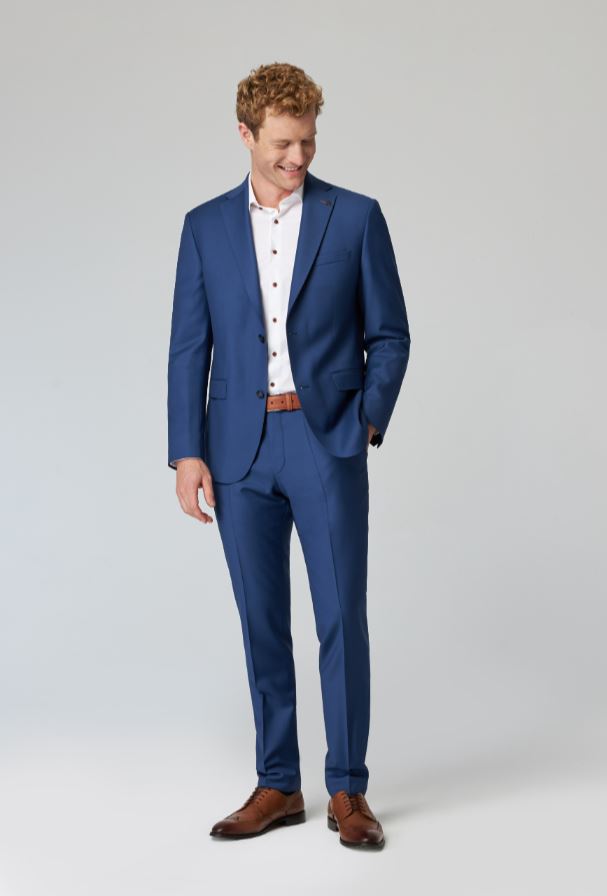 Roy Robson Abito blu marine roy robson lana stretch drop sei regular fit Fino al 65% di sconto