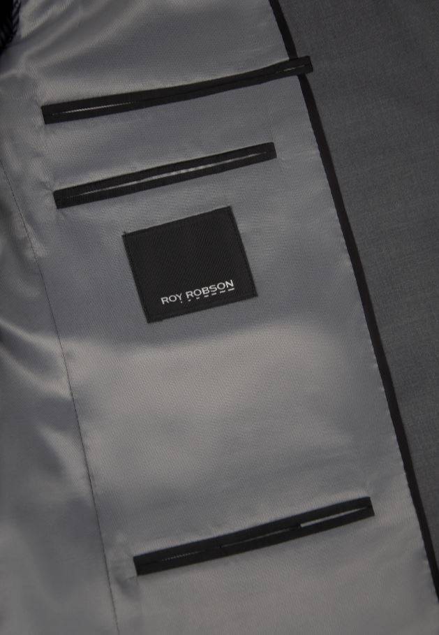 Roy Robson Abito grigio medio roy robson lana naturale stretch drop quattro comfort fit Only for today
