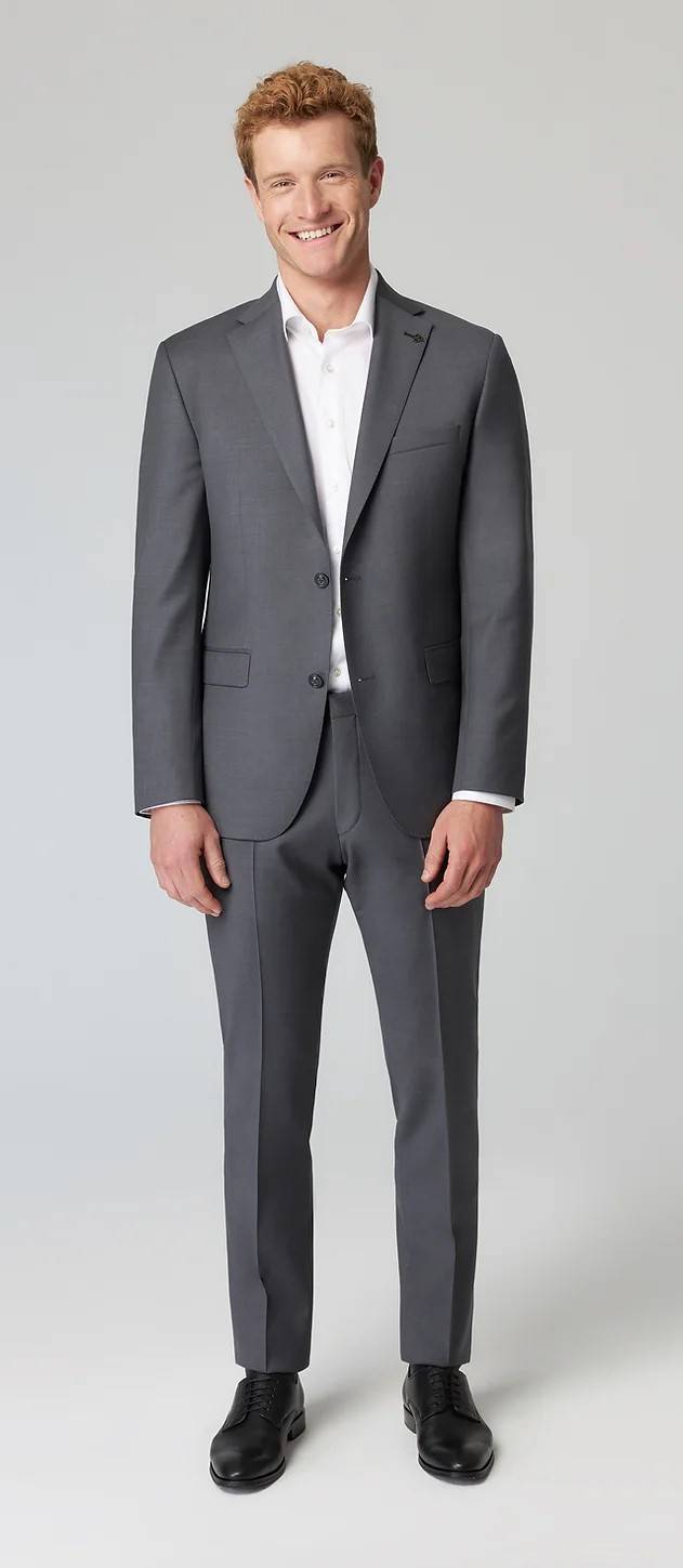 Roy Robson Abito grigio medio roy robson lana stretch drop sei regular fit Offerta speciale della fabbrica