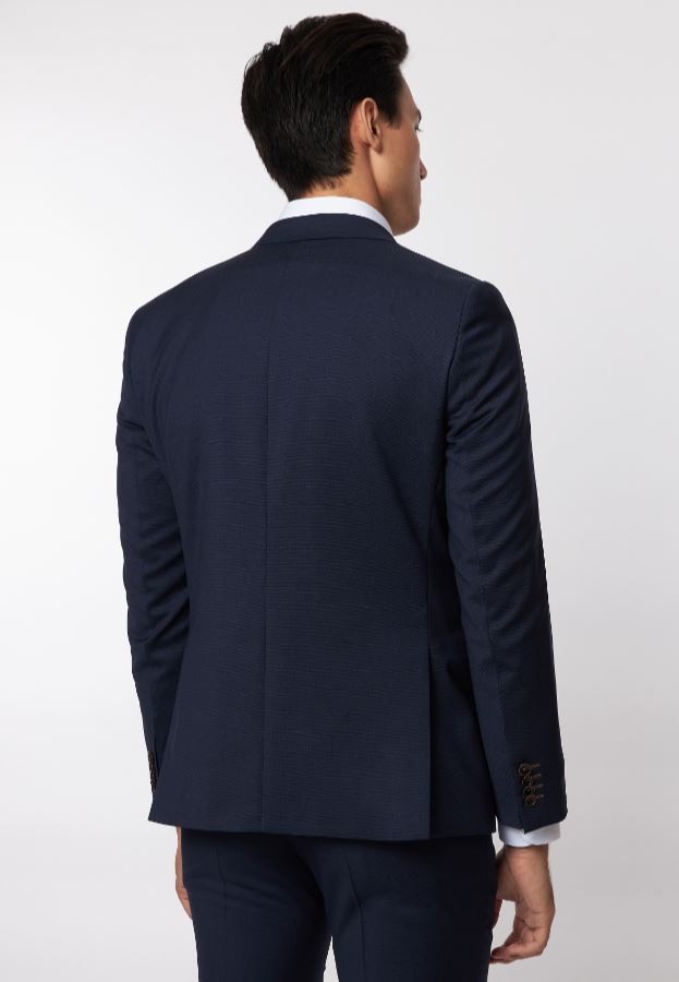 Roy Robson Abito blu roy robson slim fit in lana merlane operata Solo un giorno rimasto
