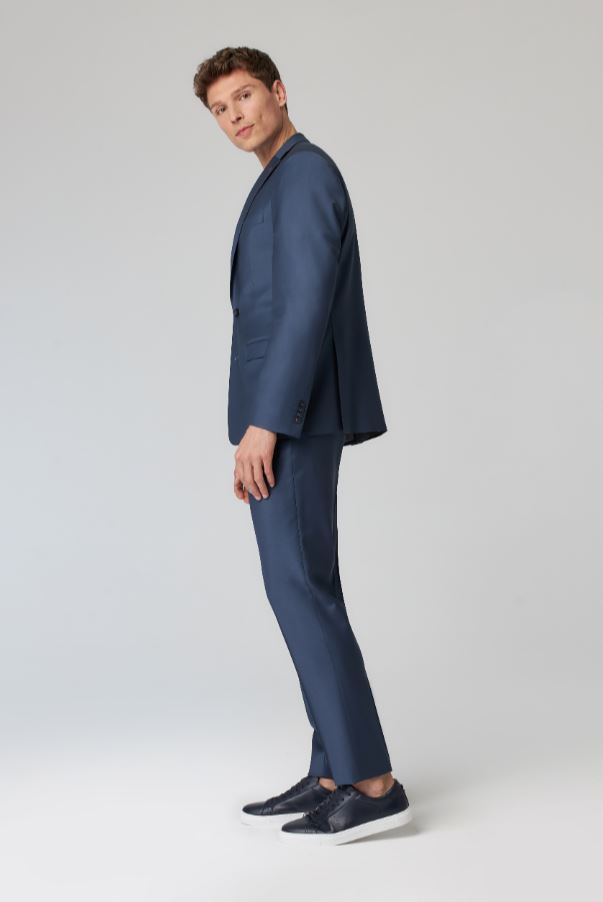Roy Robson Abito blu navy roy robson slim fit lana bi-stretch Enormi sconti