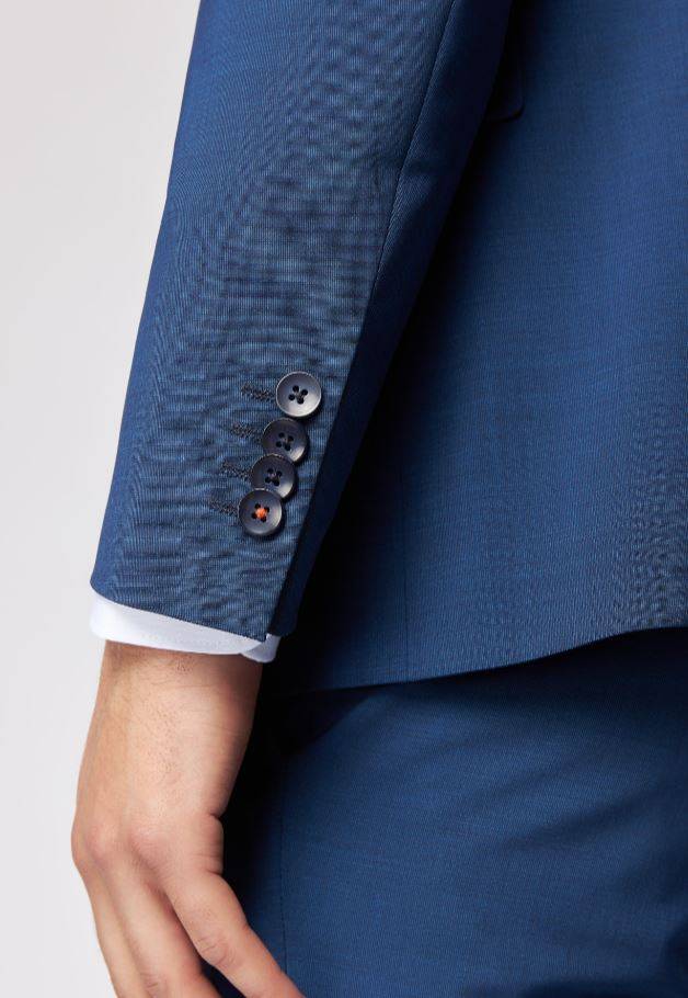Roy Robson Abito con panciotto blu navy roy robson extra slim fit in lana bi-stretch 50% di sconto per tempo limitato