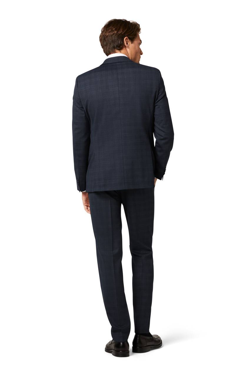 Digel Abito blu a quadri digel drop sei modern fit lana stretch Vendita