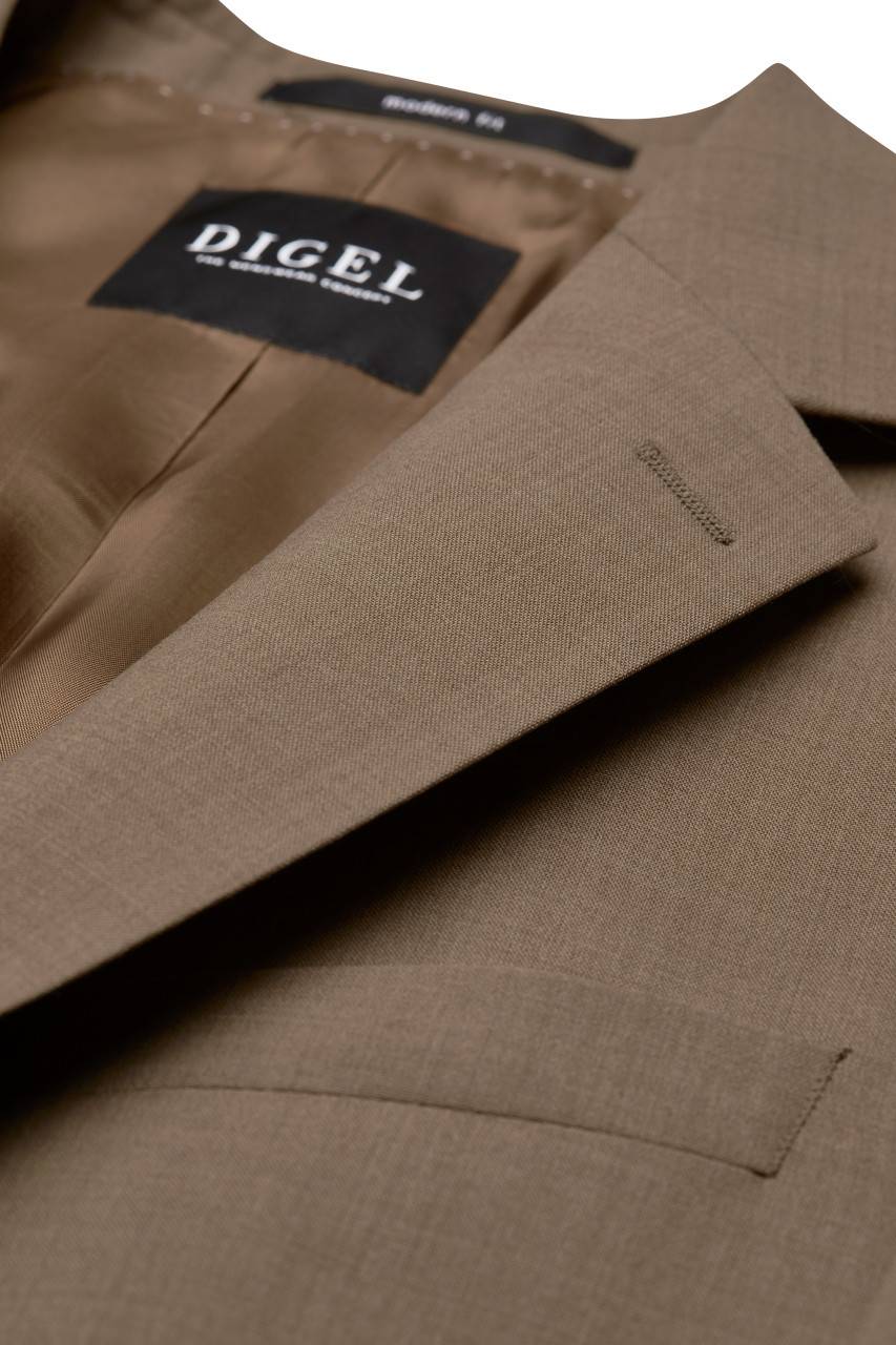 Digel Abito marrone digel lana stretch drop quattro comfort fit Promozione