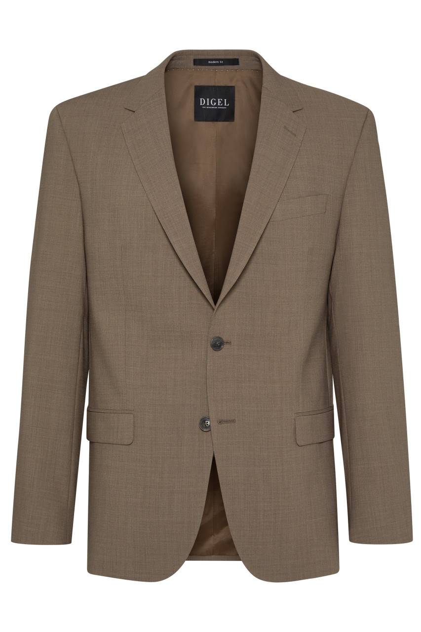 Digel Abito marrone digel lana stretch drop sei modern fit Spedizione Gratuita