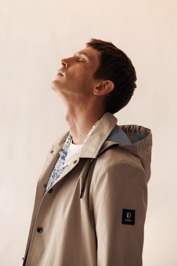 Digel Trench beige digel sfoderato con cappuccio staccabile Pezzi Unici