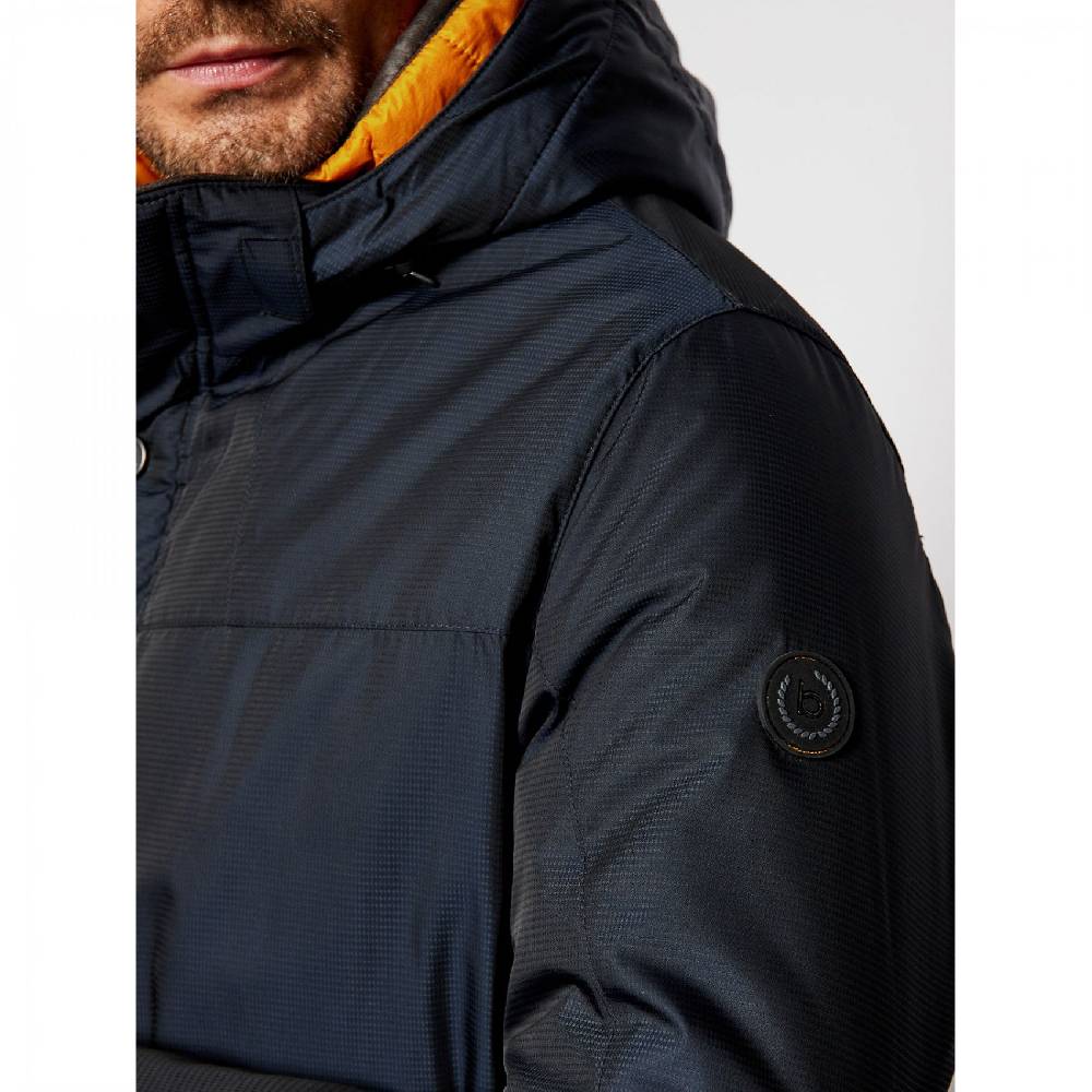 Bugatti Parka blu bugatti con cappuccio staccabile modern fit Negozi Online
