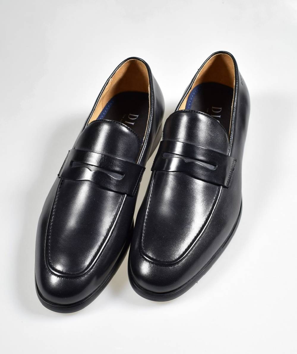 Digel Moccasino nero elegante e raffinato digel in vera pelle Offerte