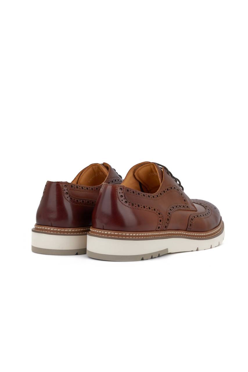 Digel Scarpa francesina all'inglese digel marrone fondo gomma Vendita Calda