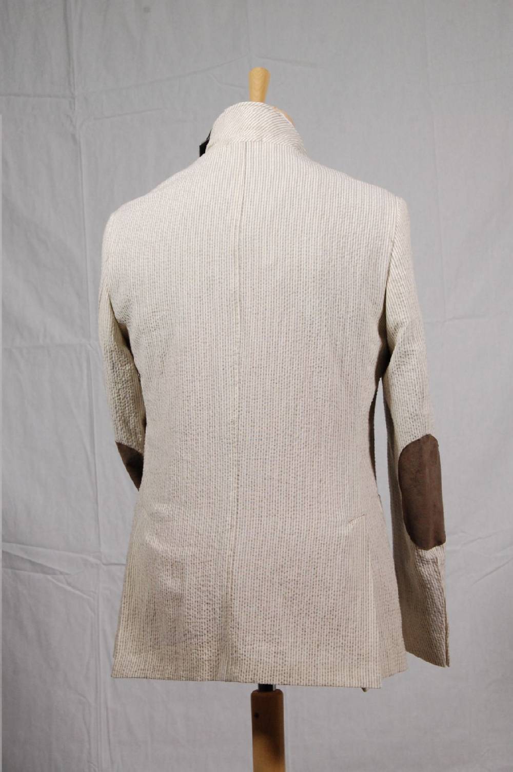 Piero Giachi Giacca in cotone Beige a righe Moda