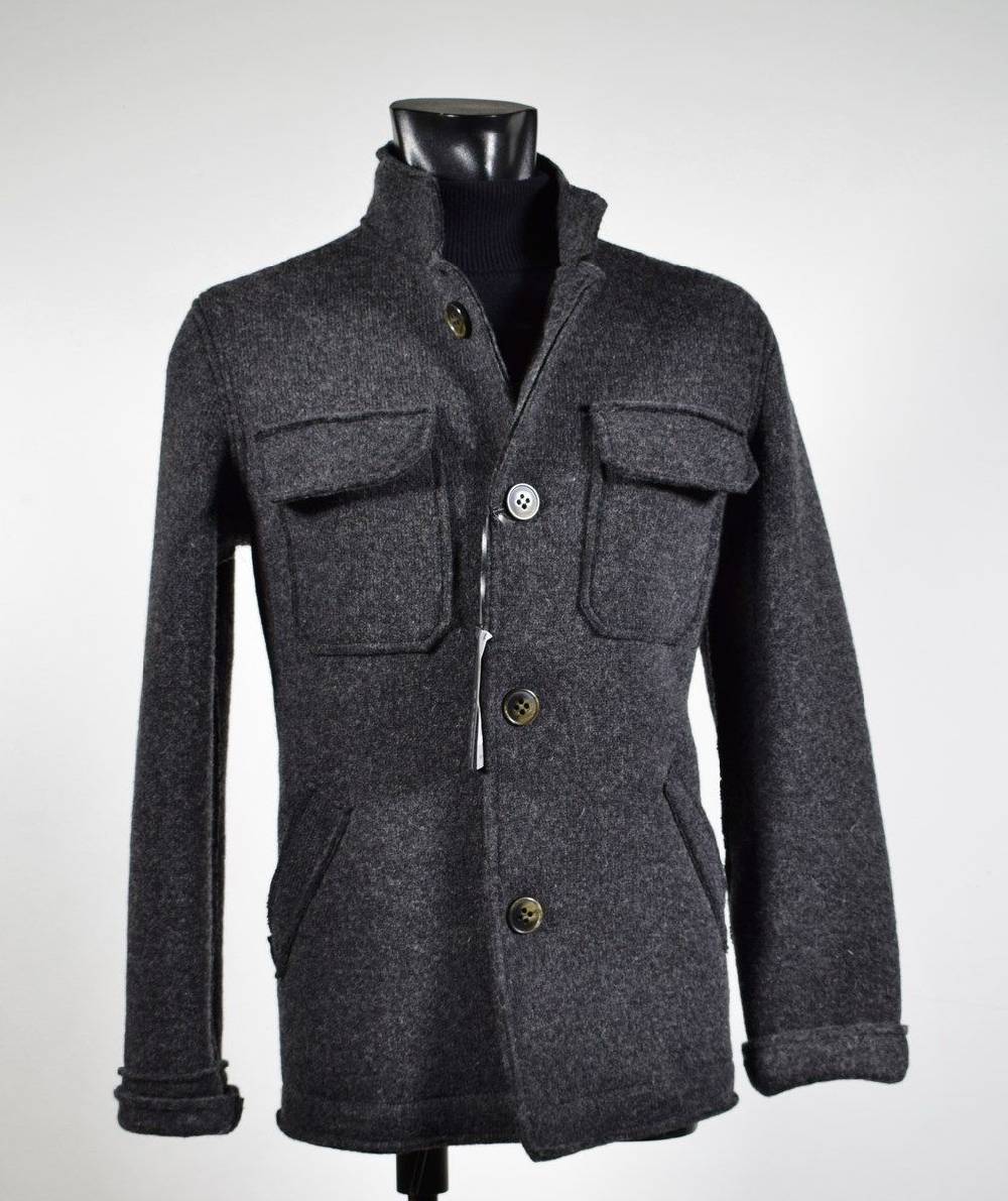 Become Giacca sportiva become in lana cotta sfoderata slim fit