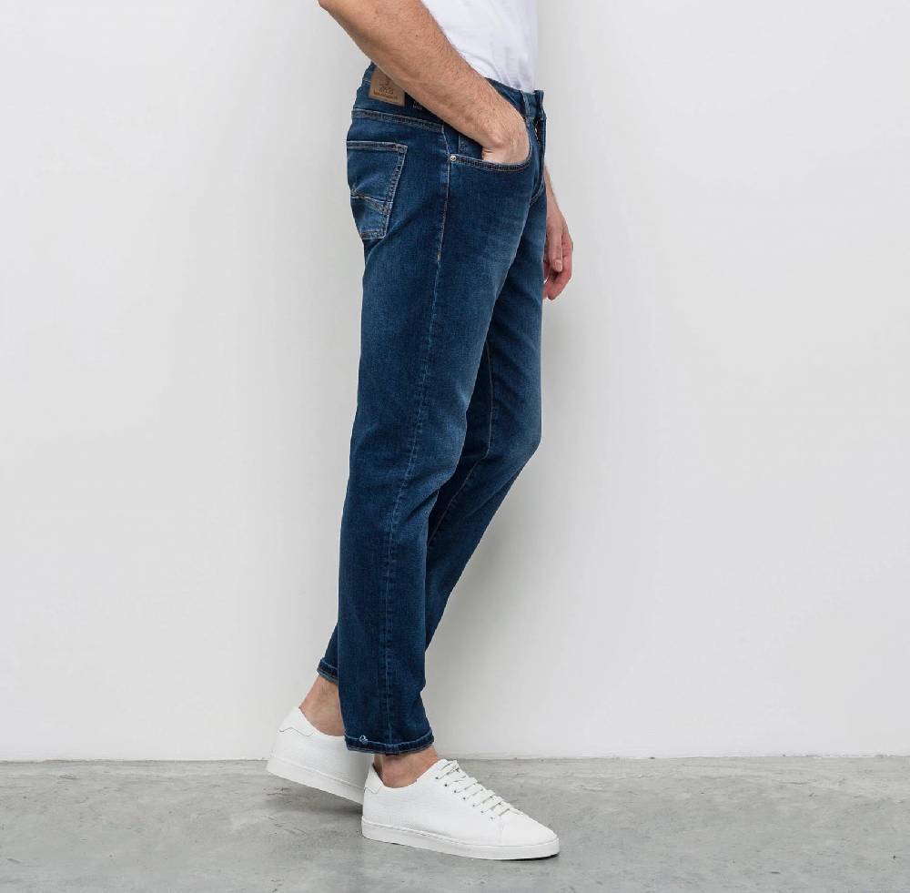 MCS Jeans mcs neon blu denim lavaggio leggero Flash Sale