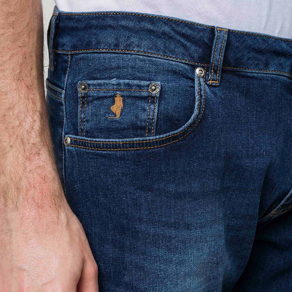 MCS Jeans mcs neon blu denim lavaggio leggero Flash Sale