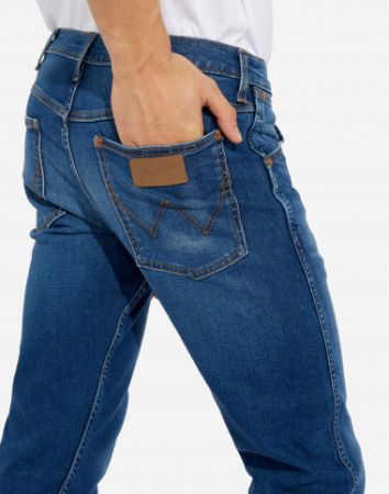 Wrangler Jeans wrangler slim fit a vita alta denim stretch Shopping online