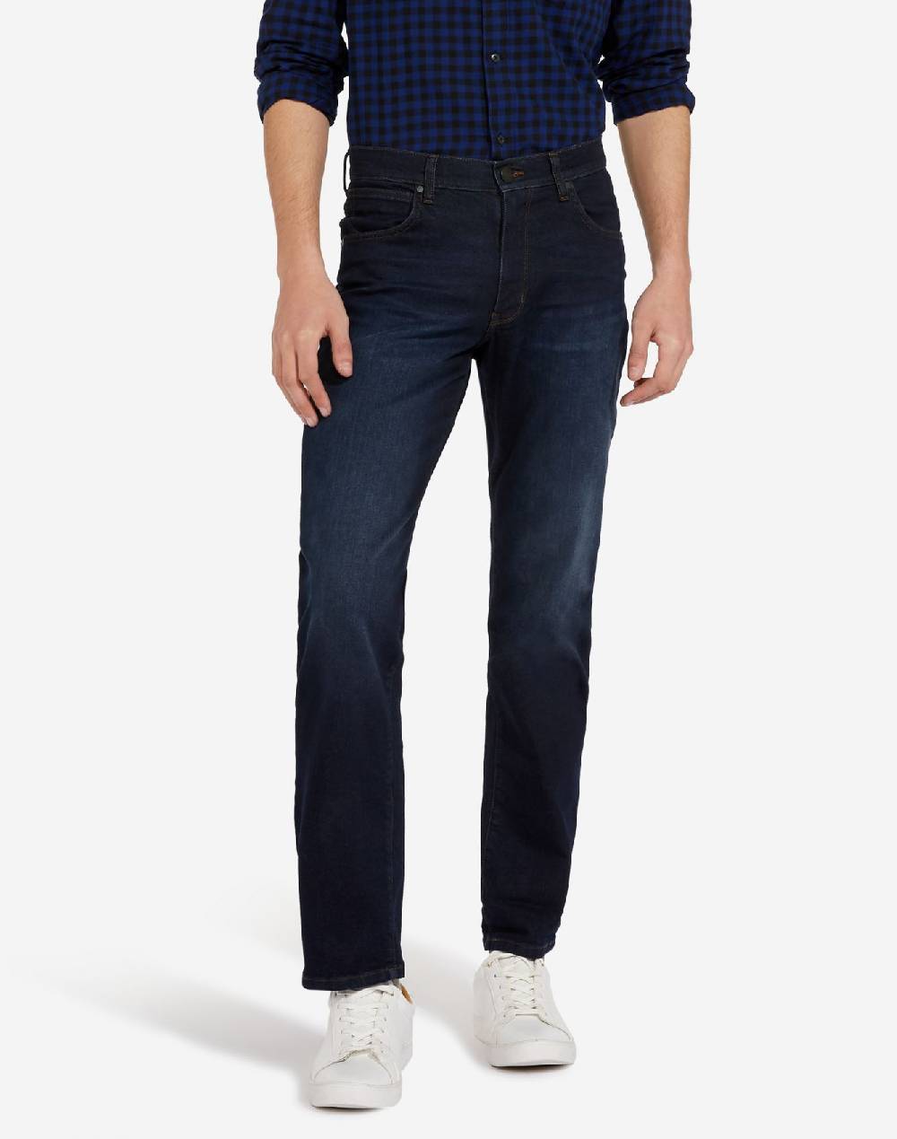 Wrangler Jeans wrangler denim soft luxe a gamba dritta tonalità deep indigo Offerta esclusiva