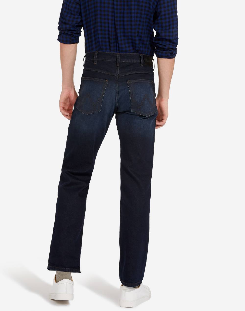Wrangler Jeans wrangler denim soft luxe a gamba dritta tonalità deep indigo Offerta esclusiva