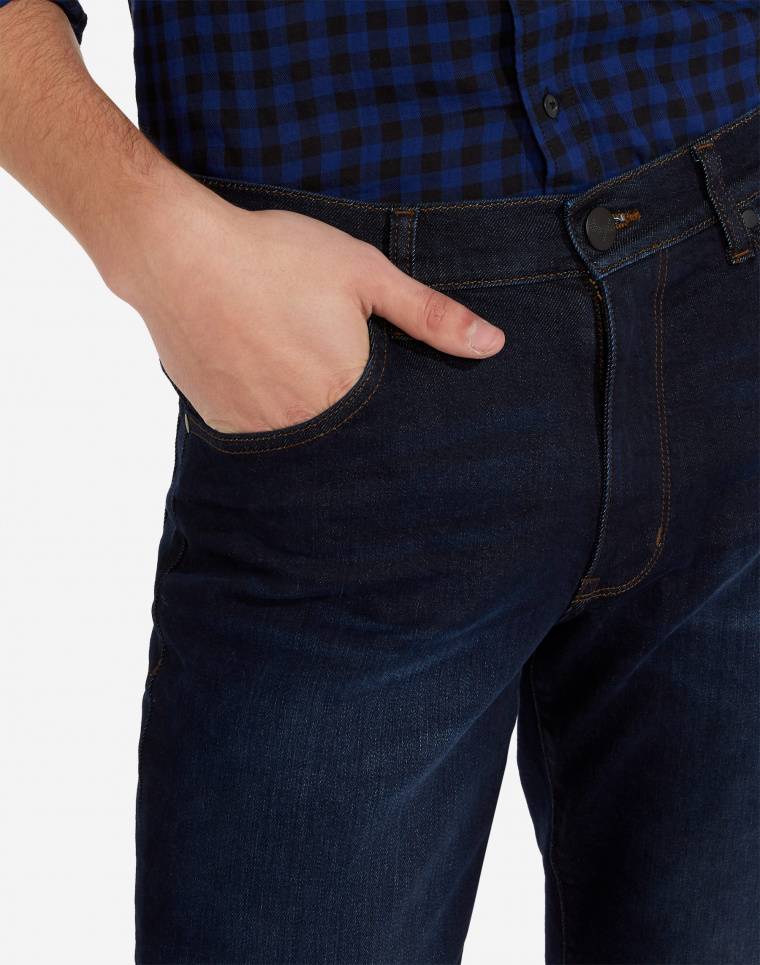 Wrangler Jeans wrangler denim soft luxe a gamba dritta tonalità deep indigo Offerta esclusiva