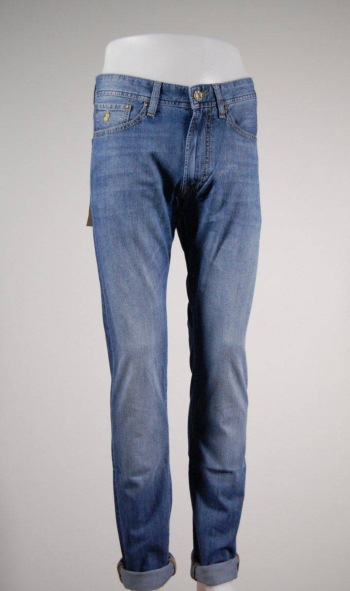 MCS Jeans mcs denim chiaro stone wash slim fit lunghezza 36 Offerta natalizia
