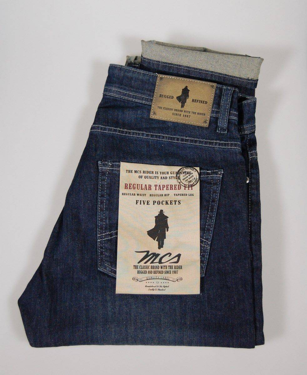 MCS Jeans denim stretch cinque tasche mcs lavaggio medium wash Offerta Pasqua