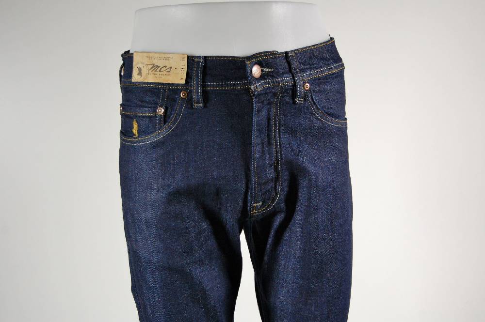 MCS Jeans uomo marlboro classics mcs blu denim elasticizzato Offerta Anniversario