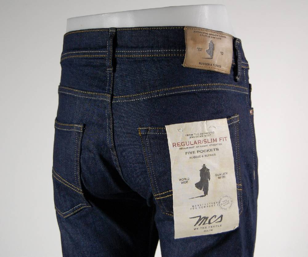 MCS Jeans uomo marlboro classics mcs blu denim elasticizzato Offerta Anniversario