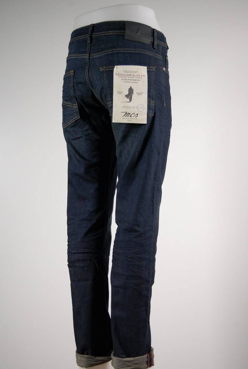 MCS Jeans mcs cotone stretch con risvolti Smaltimento dello stoccaggio
