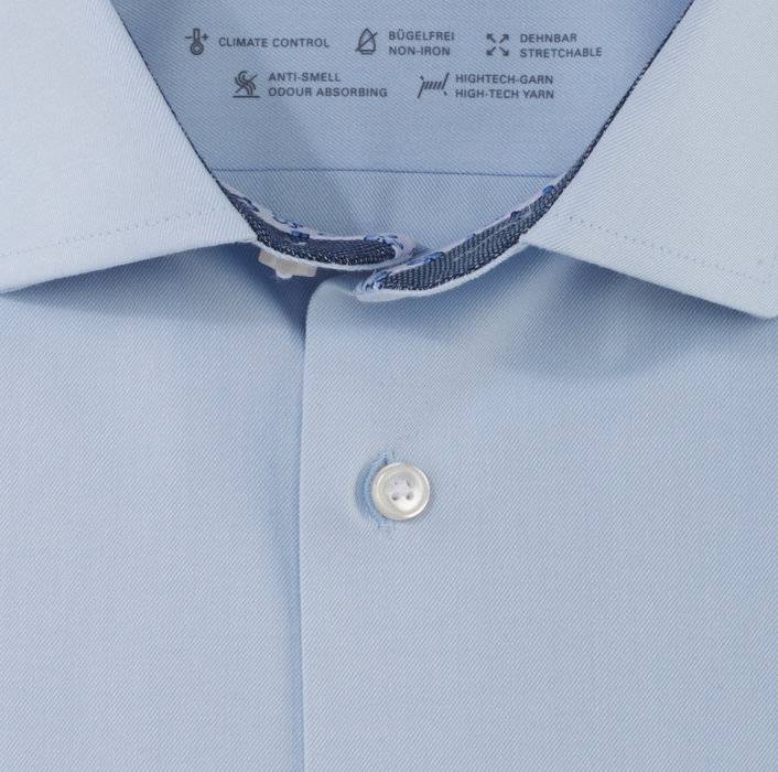 Olymp Camicia olymp celeste modern fit dynamic flex Fino al 65% di sconto