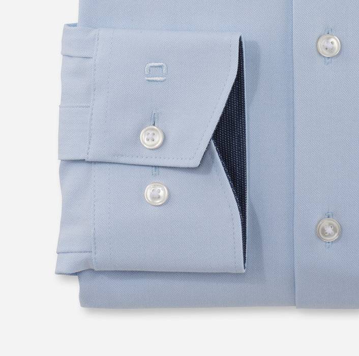 Olymp Camicia olymp celeste modern fit dynamic flex Fino al 65% di sconto