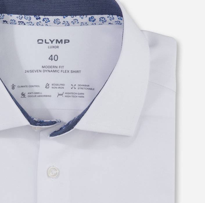 Olymp Camicia olymp bianca modern fit dynamic flex Only for today