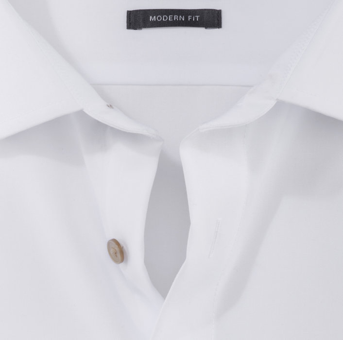 Olymp Camicia bianca olymp modern fit con bottoni beige Discount Store per i nuovi prodotti