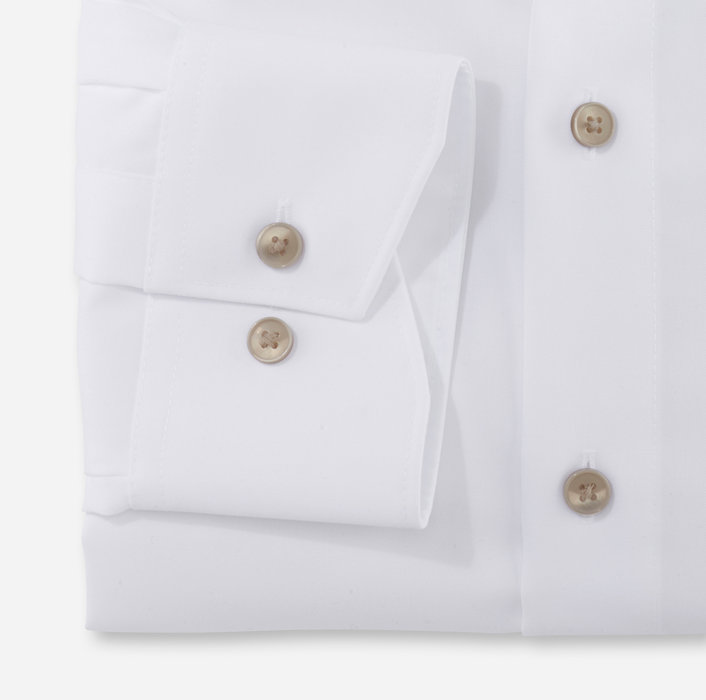 Olymp Camicia bianca olymp modern fit con bottoni beige Discount Store per i nuovi prodotti