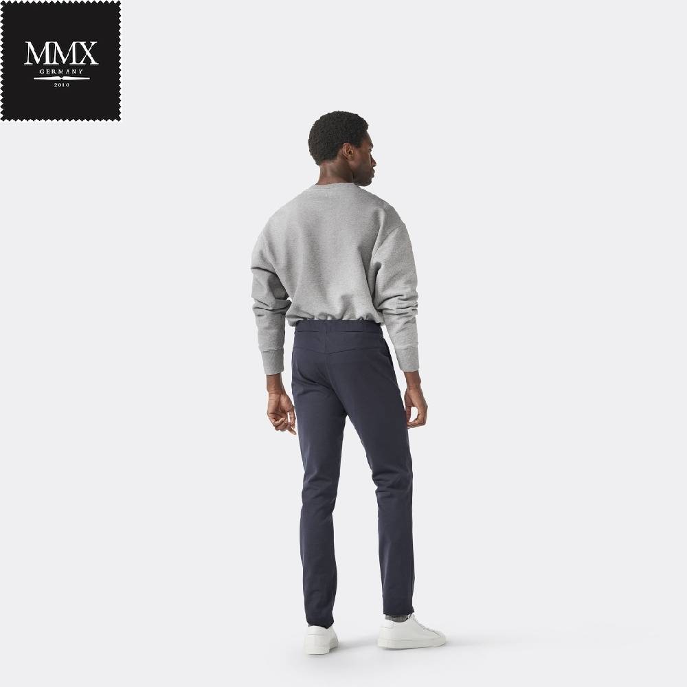 MMX Germany Pantalone mmx jogger blu slim fit in jersey In Linea