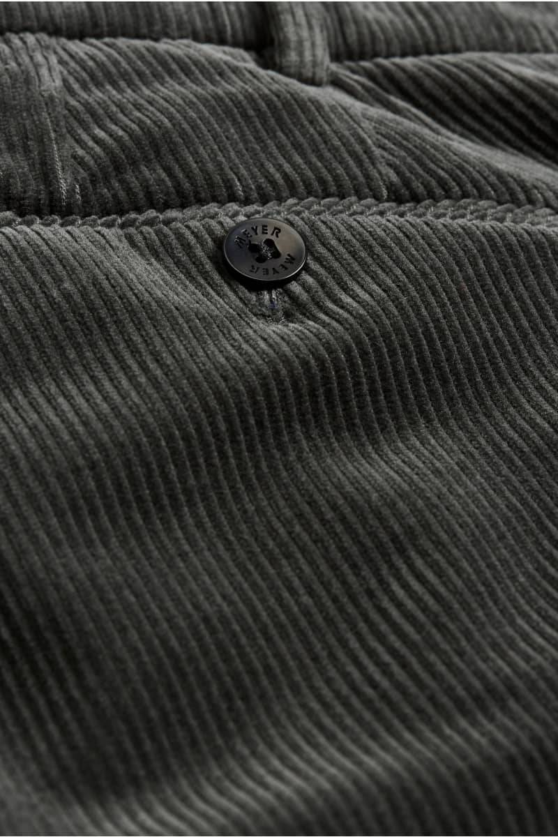 Meyer Pantalone grigio meyer in velluto a coste luxury modern fit Spedizione Gratuita