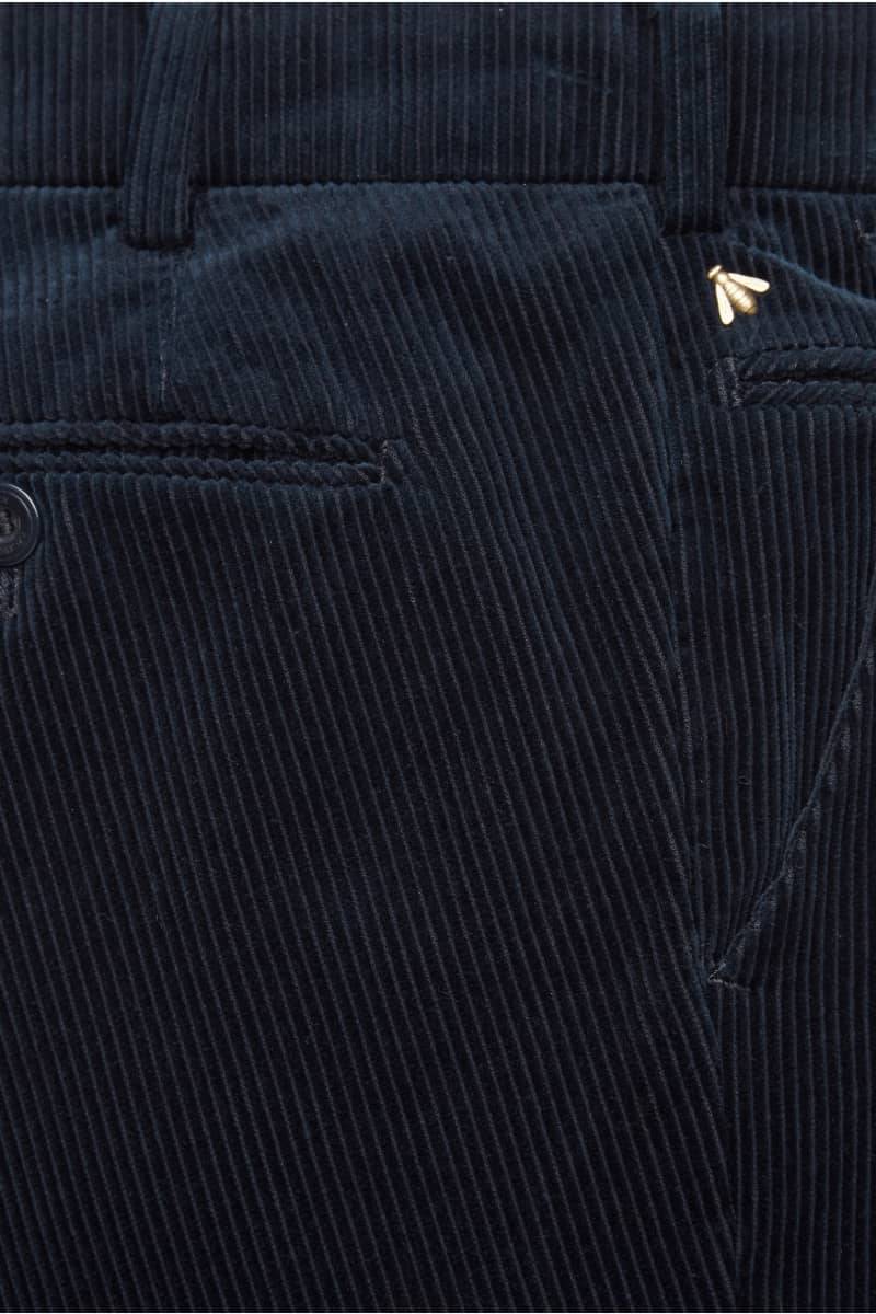 Meyer Pantalone blu meyer in velluto a coste luxury modern fit Pezzi Unici