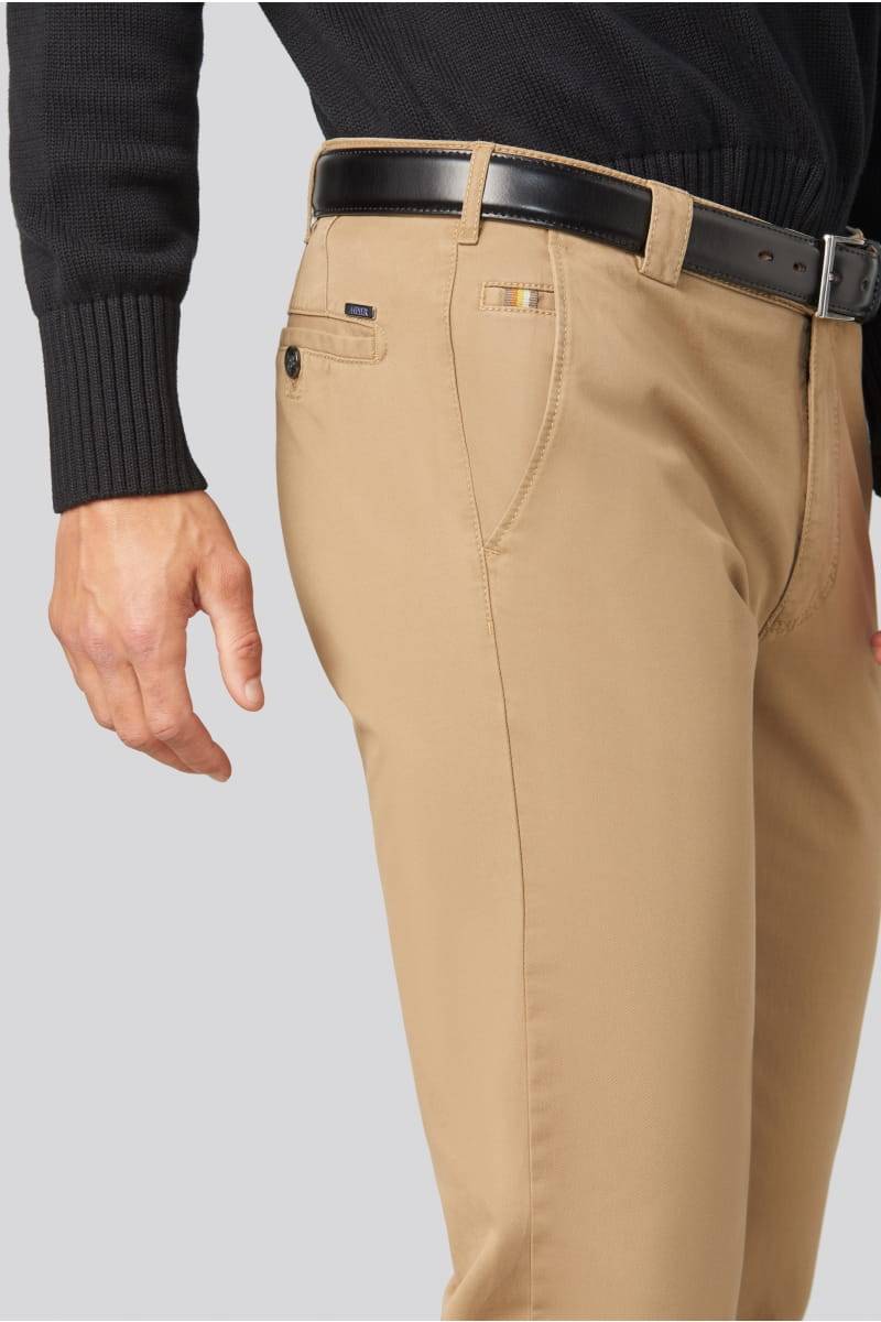 Meyer Pantalone cammello meyer in cotone stretch regular fit Qualità Garantita