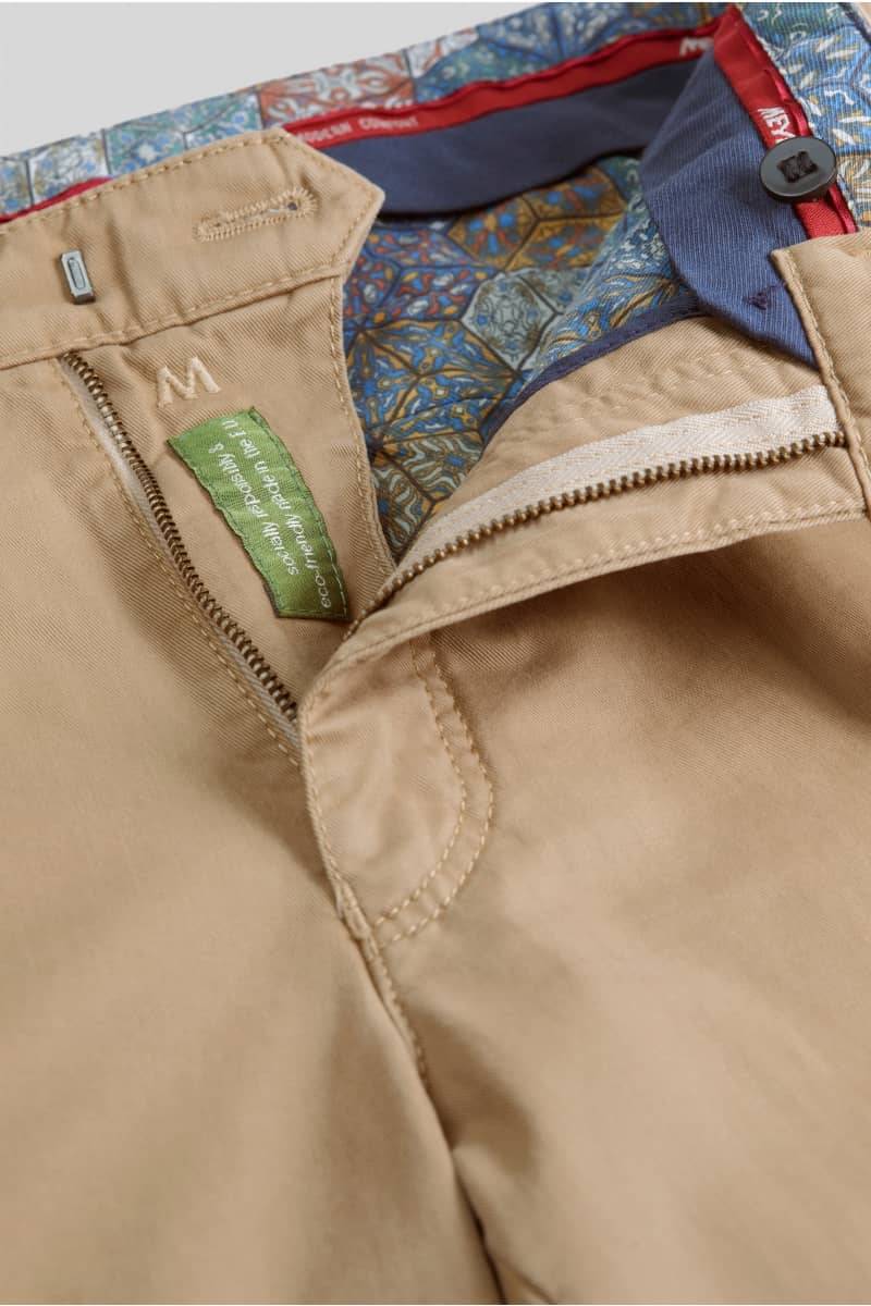Meyer Pantalone cammello meyer in cotone stretch regular fit Qualità Garantita