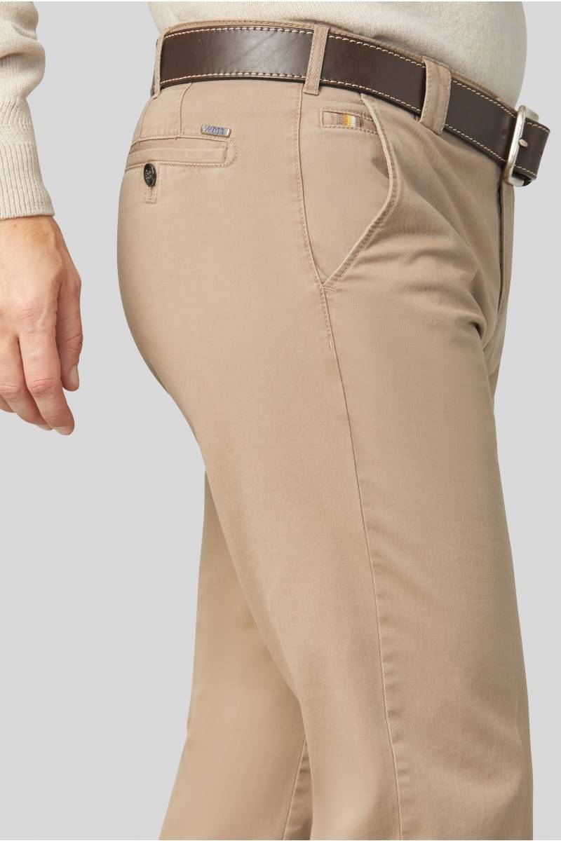 Meyer Pantalone beige meyer in cotone stretch regular fit Negozi Online