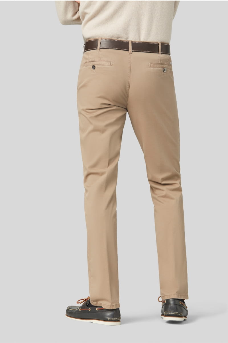 Meyer Pantalone beige meyer in cotone stretch regular fit Negozi Online