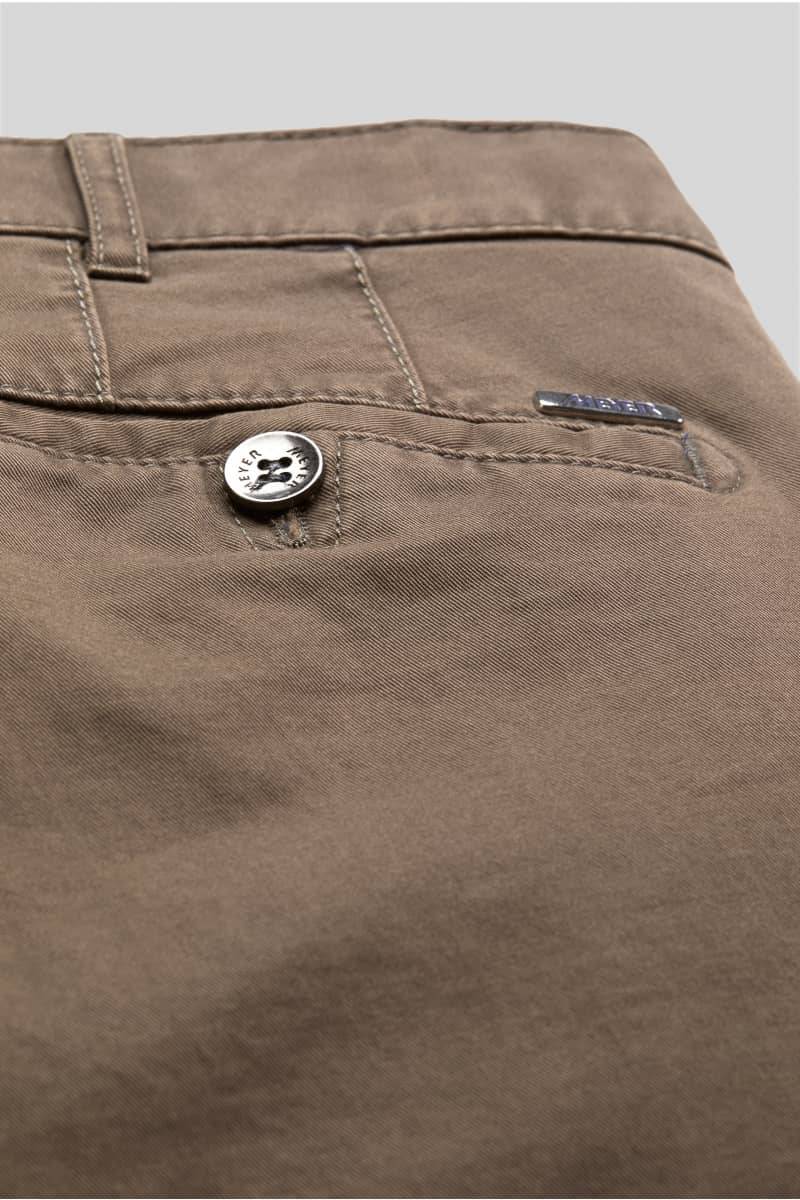 Meyer Pantalone tortora meyer in cotone stretch regular fit Acquista Ora